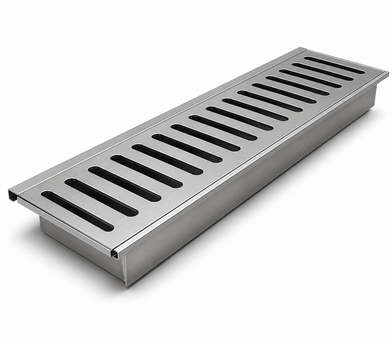 CHANNEL DRAIN GRATING WITH OUTLET — commercial kitchen equipment by Veecos, Visakhapatnam (Vizag)