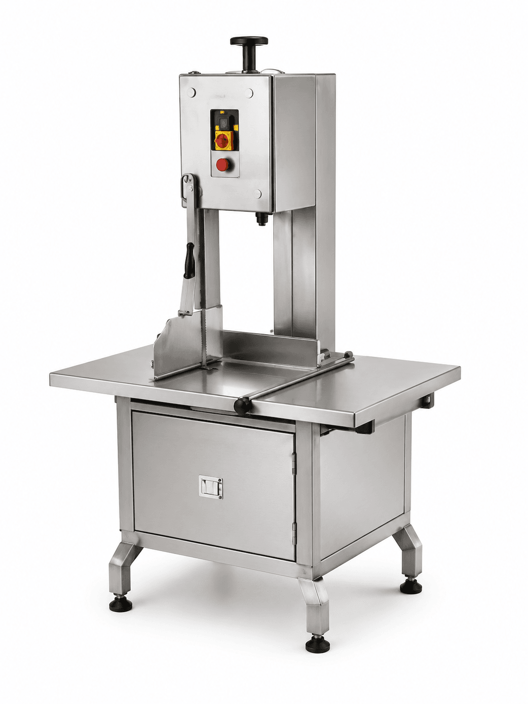 TABLE TOP MEAT SAW MACHINE WITH WORK TABLE — commercial kitchen equipment by Veecos, Visakhapatnam (Vizag)