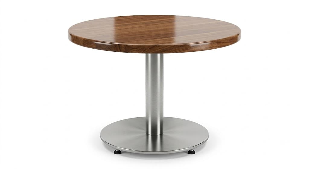 ROUND PEDESTAL TABLE — commercial kitchen equipment by Veecos, Visakhapatnam (Vizag)